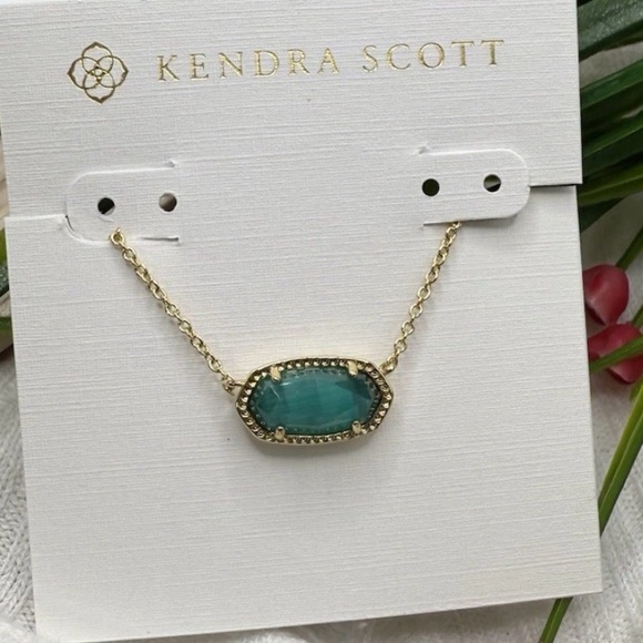 Kendra Scott Gold and Gemstone Necklace - Picture 2 of 4